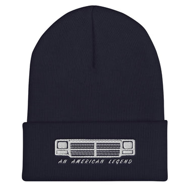 First Gen Winter Hat Cuffed Beanie-In-Navy-From Aggressive Thread